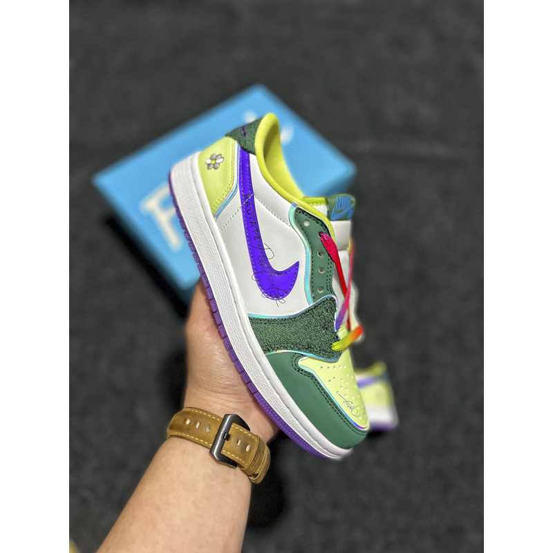 Air Jordan 1 Low OG Doernbecher 乔丹1代低帮慈善  篮球鞋 板鞋  男女款